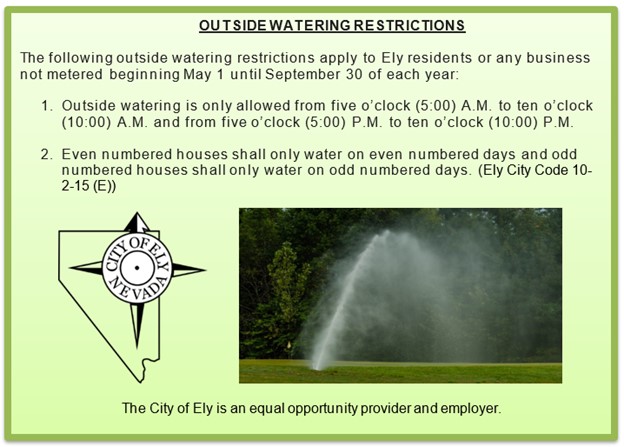 watering restrictions