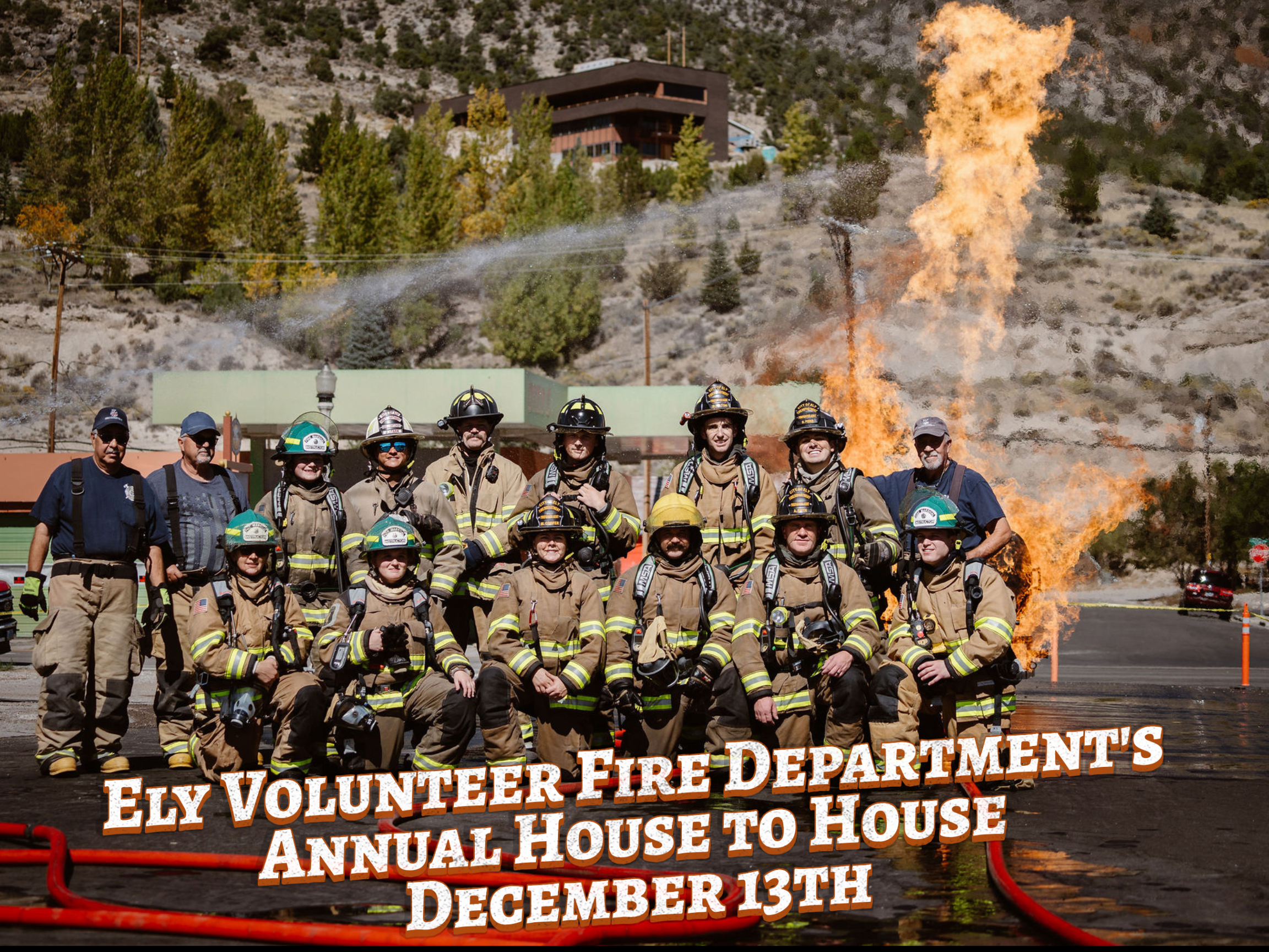 Ely Volunteer Fire Department House to House event